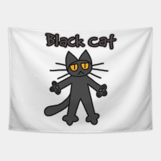 Black Cat Tapestry