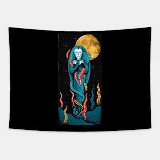 mermaid the mummy Tapestry