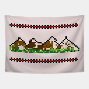 Mountains PATTERN decor design 2023 Tapestry