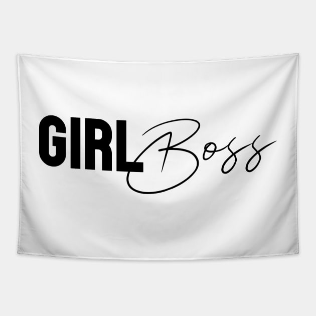 Girl Boss Tapestry by hellocrazy