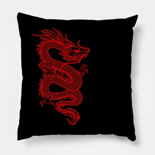 Red dragon Pillow