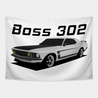 White Boss 302 Tapestry