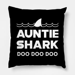 Auntie Shark Doo Doo Doo Pillow