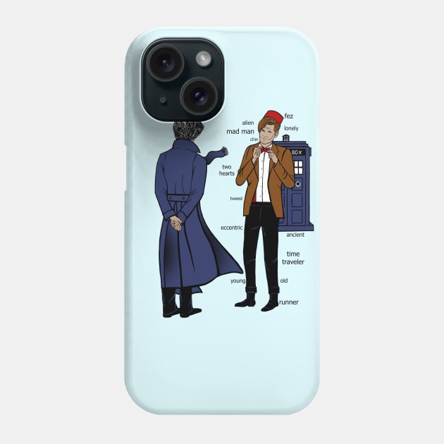 Sherlock meets the Doctor Phone Case by ChloeRose