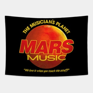 Mars Music Defunct Music Store Tapestry