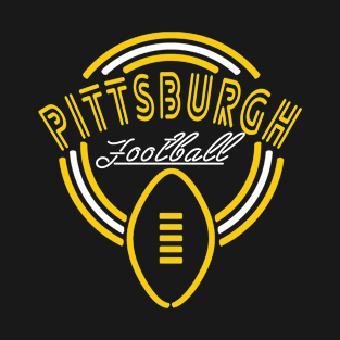 Neon Sign Pittsburgh Football T-Shirt