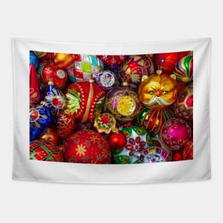 Christmas Cat Ornament Tapestry