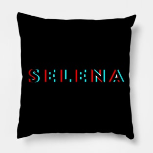 Selena Horizon Glitch Pillow