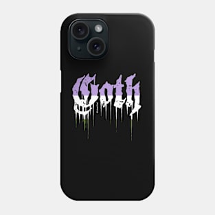 Goth gender queer Phone Case