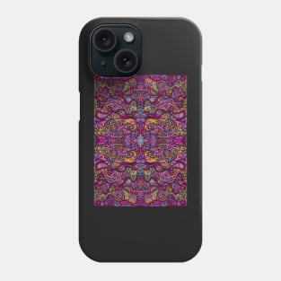 Psychedelic Abstract colourful work 129 Phone Case