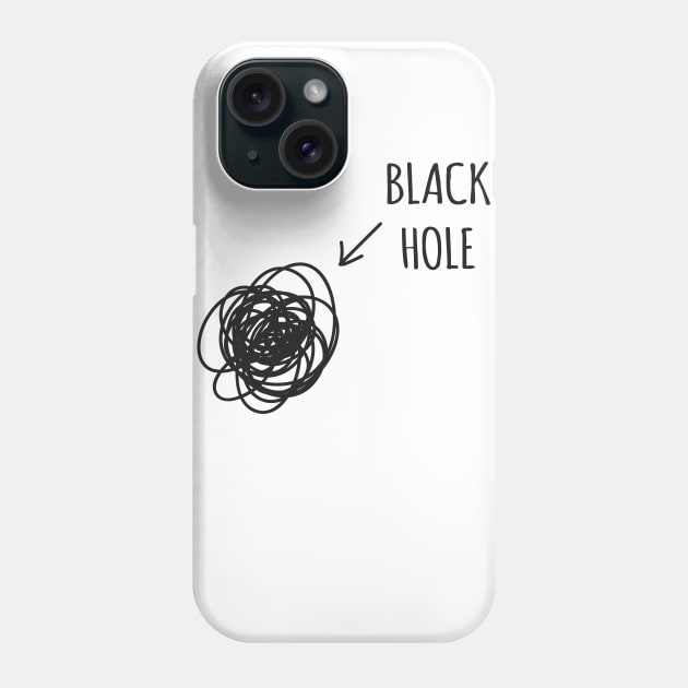 Black hole Phone Case by Shirtbubble