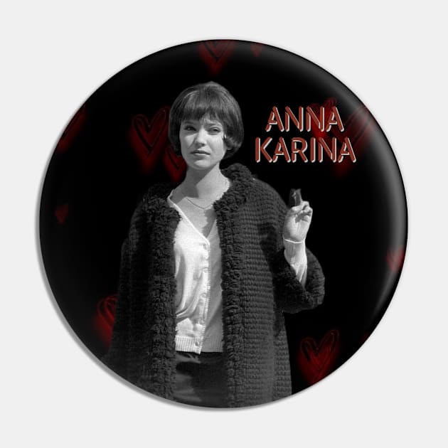 Anna Karina / Alphaville Pin by KitzCutiz