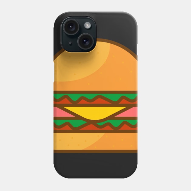 love burger Phone Case by dynecreative