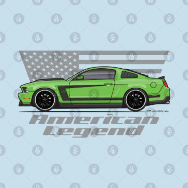 Disover American Legend-Green - 2012 Boss 302 - T-Shirt