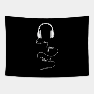 Ease Your Mind (white) Tapestry