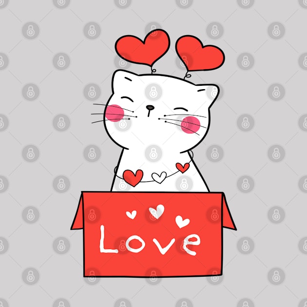 Love from a Cat by RioDesign2020