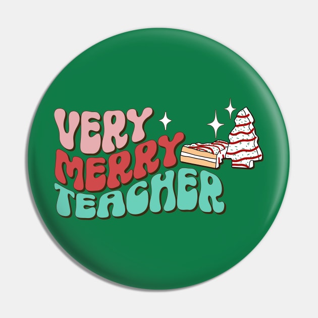 Teacher Christmas Cake Very Merry Groovy Christmas Vibes Pin by SilverLake