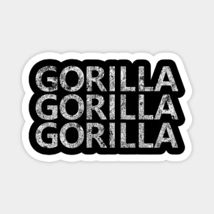 "Gorilla Gorilla Gorilla" Scientific Name, Western Lowland Gorilla Magnet