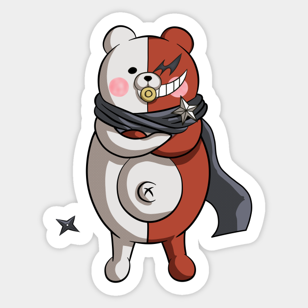 Monotaro, Monokuma Familiy from anime Danganronpa - Anime And Manga - Sticker | TeePublic Monotaro, Monokuma Familiy from anime Danganronpa - Anime And Manga - Sticker | TeePublic
