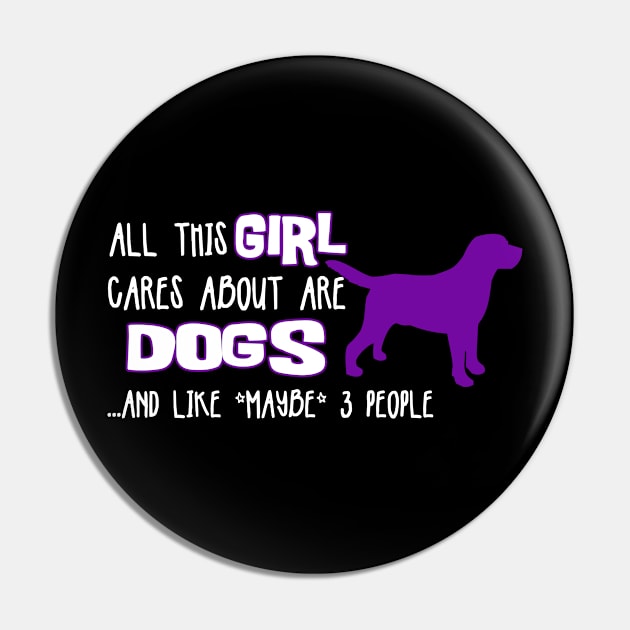 All this GIRL cares about are DOGS ....and like *maybe* 3 people Pin by The Lemon Stationery & Gift Co