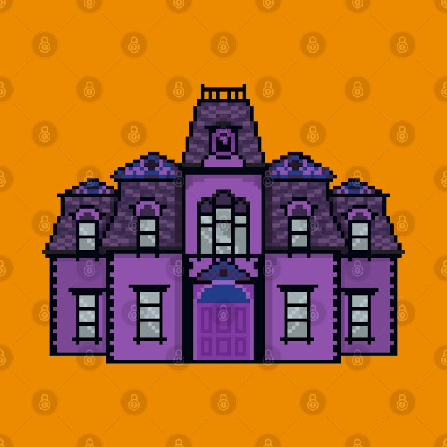 Victorian Gothic mansion Pixel art by toffany's