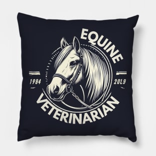 equine veterinarian Pillow