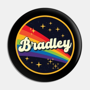 Bradley // Rainbow In Space Vintage Style Pin