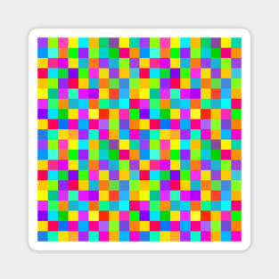 Really Colorful Checkers! Magnet