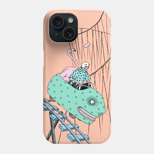 Memphis Bill Rides Again Phone Case by Haunted Nonsense