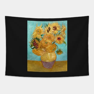 Vase with Twelve Sunflowers by van Gogh Tapestry