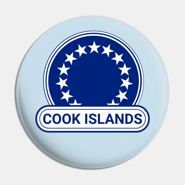 Cook Islands Country Badge - Cook Islands Flag Pin by Yesteeyear