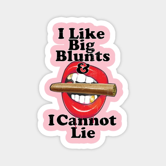 I Like Big Blunts and I cannot Lie Magnet by kushcoast