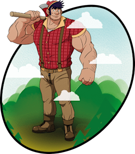 Paul Bunyan Magnet