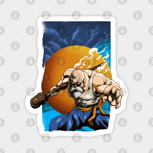 Kamesenin Master Roshi Magnet by namanyastudios