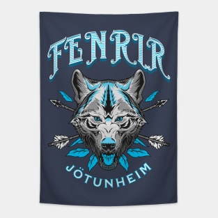 Fenrir Vikings Wolf Tapestry