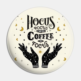 Hocus Pocus. Coffee to focus. Pin