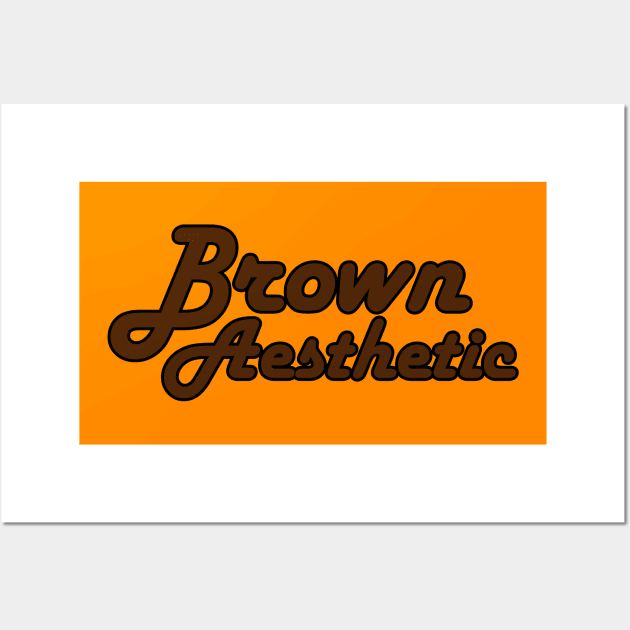 Brown Aesthetic Art Prints for Sale