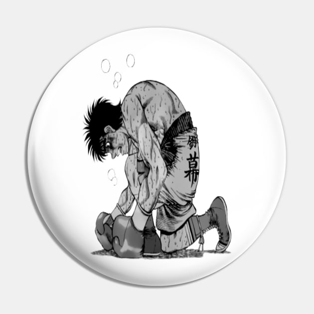 Hajime no Ippo - Ippo Makunouchi Down Pin by BadassManga