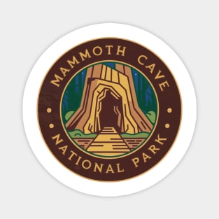 Mammoth Cave National Park Round Emblem Magnet