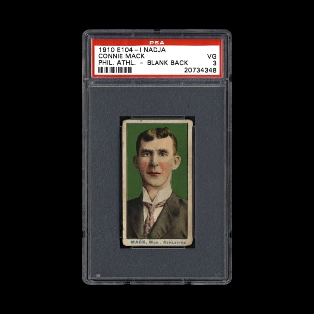 1910 Nadja Caramel E104-1 - Philadelphia Athletics - CONNIE MACK by anjaytenan