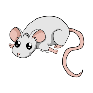 A little Mousie - White T-Shirt