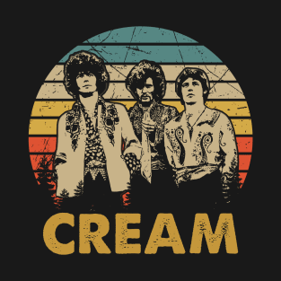 Funny My Favorite Cream Music Vintage Retro T-Shirt