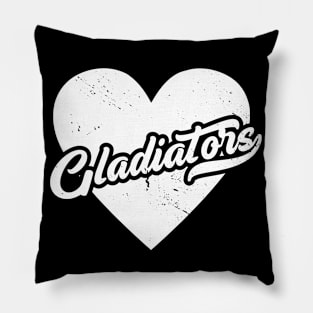 Vintage Gladiators School Spirit // High School Football Mascot // Go Gladiators Pillow