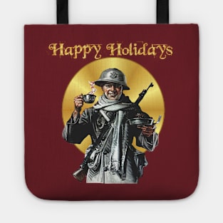 Military Holidays Christmas Thanksgiving New Year T-Shirt Tote