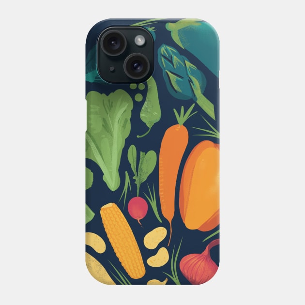 Round of vegetables Phone Case by Mimie20