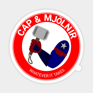 Cap & Mjolnir 2 Magnet