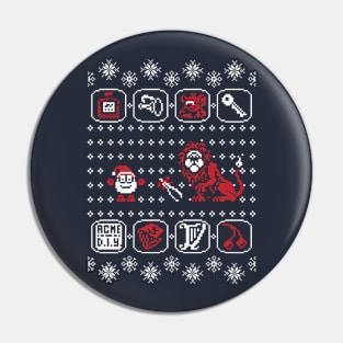 Santa of the Yolkfolk - Ugly Sweater Pin