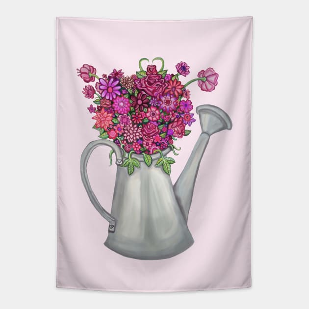 Blooming Bouquet Tapestry by Art by Deborah Camp