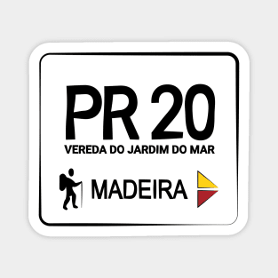 Madeira Island PR20 VEREDA DO JARDIM DO MAR logo Magnet