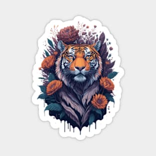 Majestic Jungle Bloom - Tiger Magnet